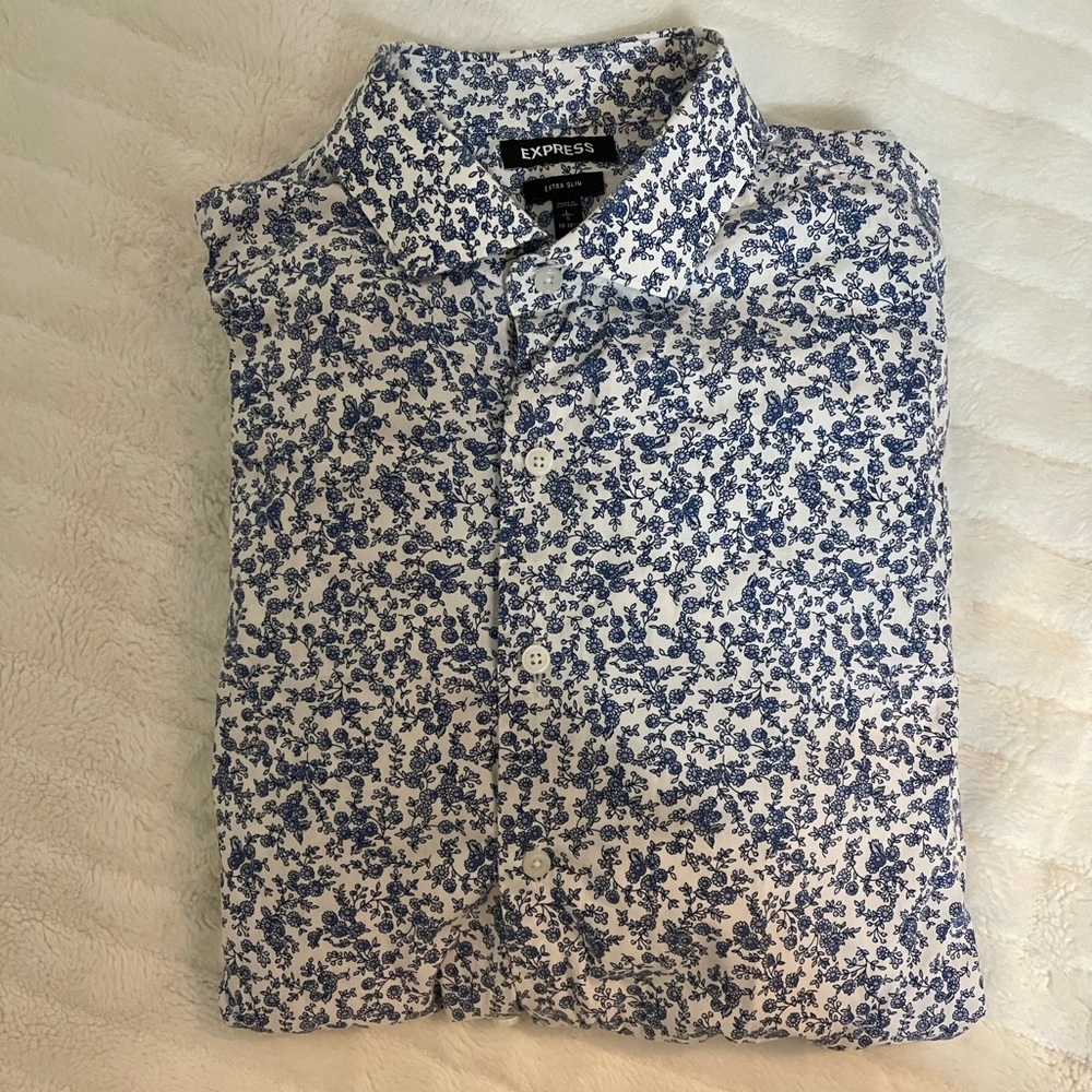 Mens floral dress shirt